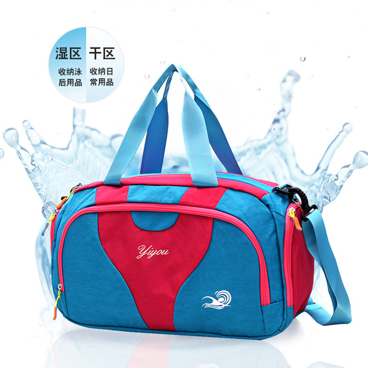 New swimming bag dry and wet separation waterproof bag female Korea portable beach swimsuit equipment storage bag wash swim bag