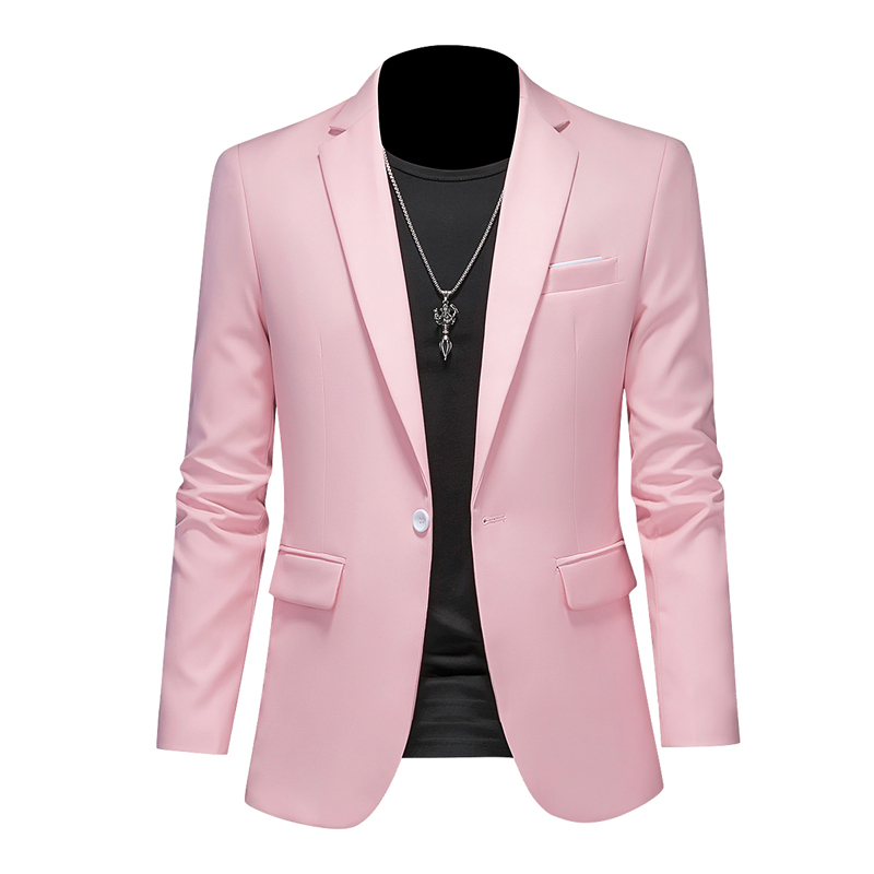 Men's Groomsmen and Groom Wedding Banquet Dress Small Suit Jacket Slim Fit Large Size Casual Fashion Suit Top for Men Men's Groomsmen and Groom Wedding Banquet Dress Small Suit Jacket Slim Fit Large Size Casual Fashion Suit Top for Men