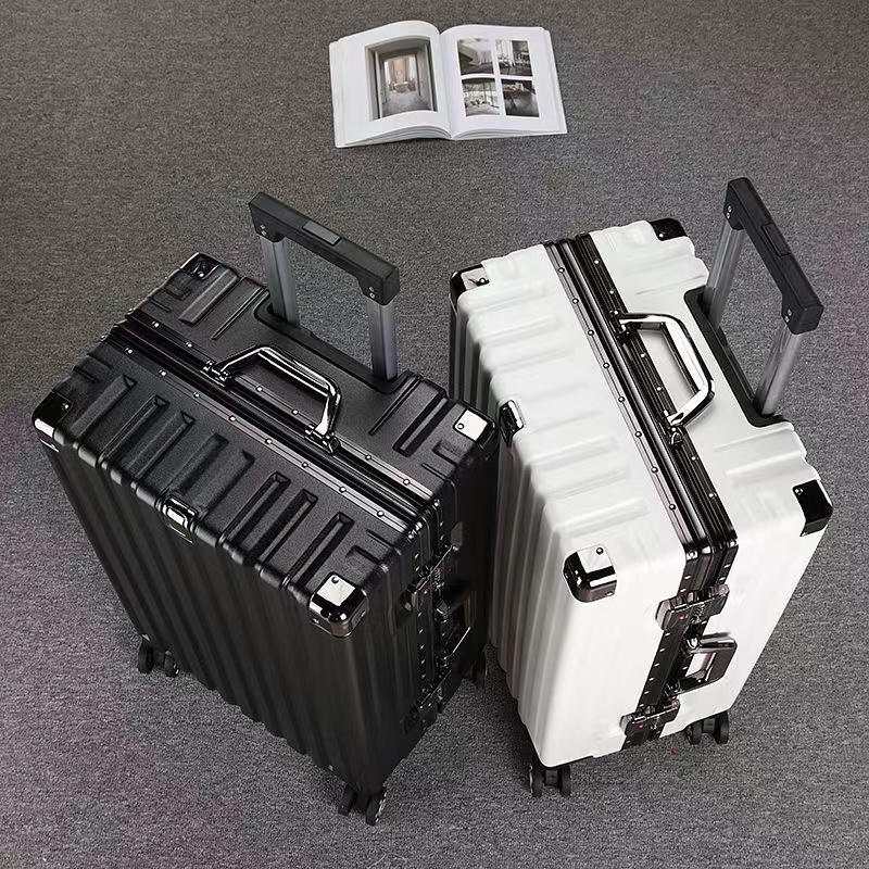 Fashion anti-scratch business universal wheel aluminum frame men and women wear-resistant students new trend suitcase trolley case password box