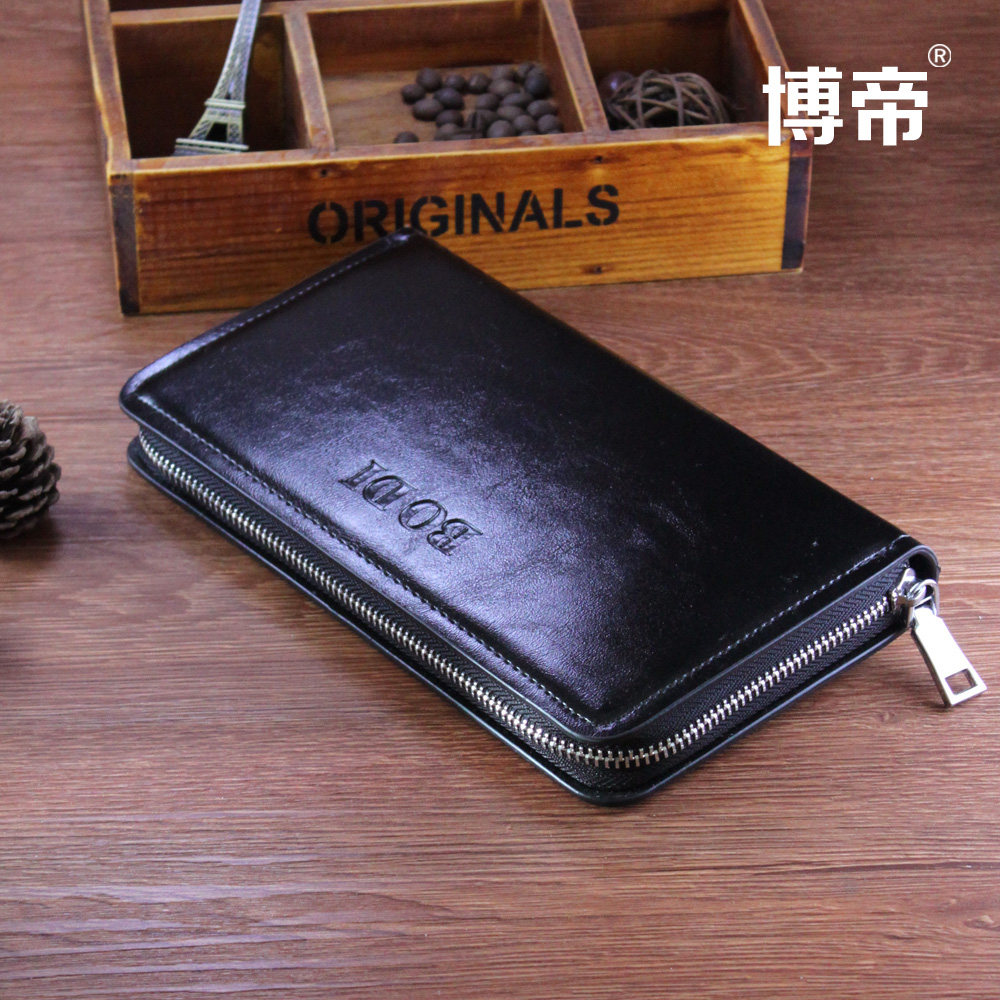 New business fashion zipper clutch men's clutch bag men's clutch wallet men's Japan and South Korea