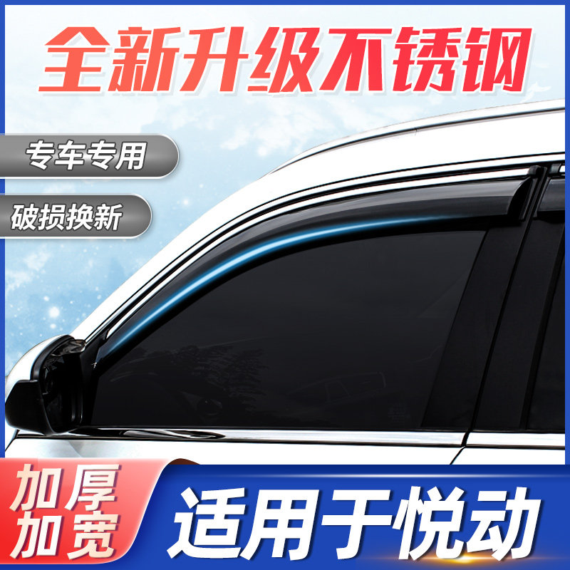 Special for Beijing Modern pleasing clear and rain-covered windows Canopy Car Modified Loading Door Rain-Proof Canopy Rain Window Strips