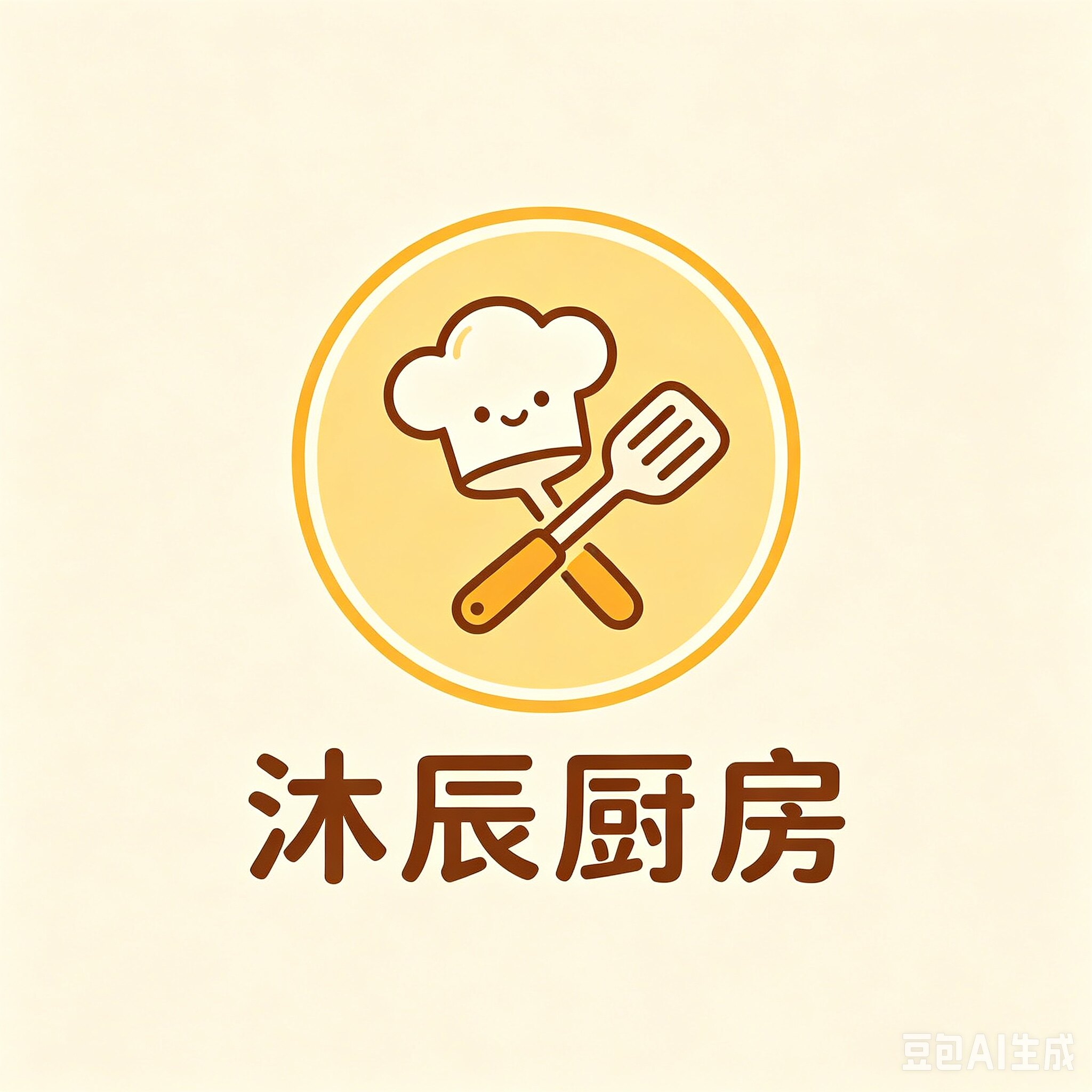沐辰厨房的LOGO