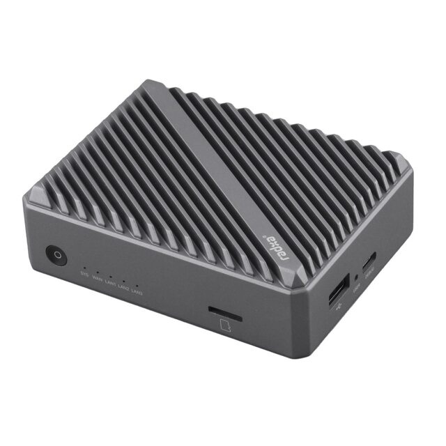 Radxa E24C Rk3528A Gateway Network Computer Development Board with Four Gigabit Ethernet Ports