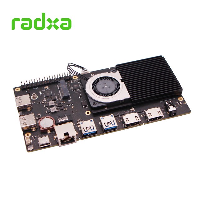 Radxa X2L Development Board Intel J4125 Processor Special Cooling Fan High Efficiency Heat Sink