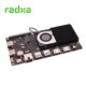 Radxa X2L Development Board Intel J4125 Processor Special Cooling Fan High Efficiency Heat Sink