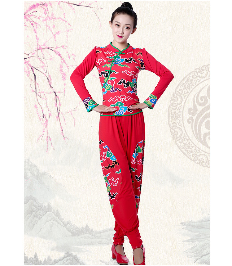 Quần Lantern Yunyu Xiangyun Sông Quảng trường Vũ Costume New Set Vũ Quốc Costume Hiệu suất ăn mặc dành cho người lớn của phụ nữ