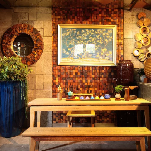 Подлинный старый корабль Троян Малайзийский блок S Трехмерные деревянные блоки Farfes Аутентичные древние корабль Троянская фоновая стена n4