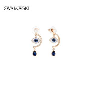 施华洛世奇恶魔之眼 SWAROVSKI SYMBOL寓意幸运女耳环