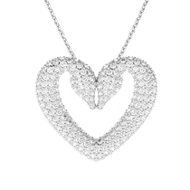 (Chinese Valentines Day gift) Swarovski Sublima (large) love swan eternal necklace womens clavicle chain