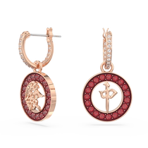 Swarovski Alea drop-shaped earrings new Chinese style Chinese style womens light luxury and high-end sense
