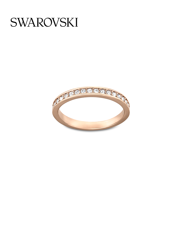 [New Year's Gift] Swarovski Ring Accessories, Pair of Rings, Plain Rings, Stackable Jewelry, High-End