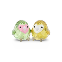 (Chinese Valentine’s Day Gift) Swarovski All You Need Are Birds—Couple Parrot Ornaments