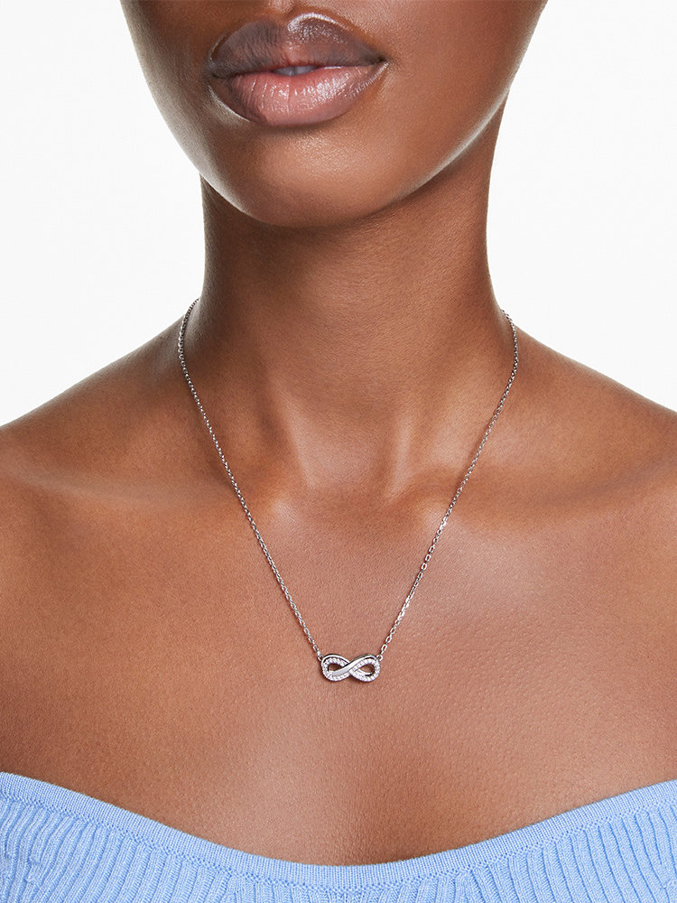 [New Year's Gift] Swarovski Hyperbola Infinity Symbol Necklace Pendant Accessories