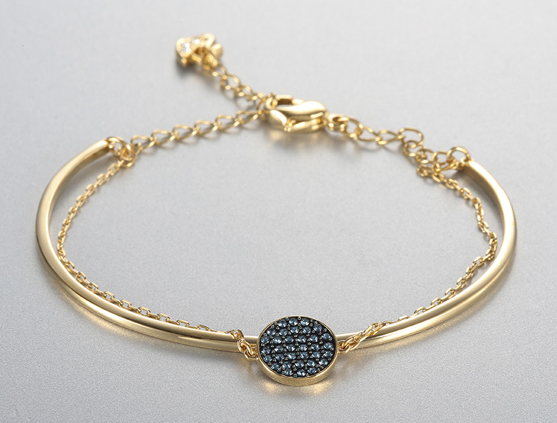 Vòng tay Swarovski thời trang cấp 2 trong 1 Vòng tay Trang sức nữ tặng quà cho bạn gái vòng đá