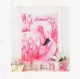 Bắc Âu gió cô gái cây xanh treo trong phòng flamingo nền vải giường tường tấm thảm phòng khách tự làm nhà thảm treo tường cute