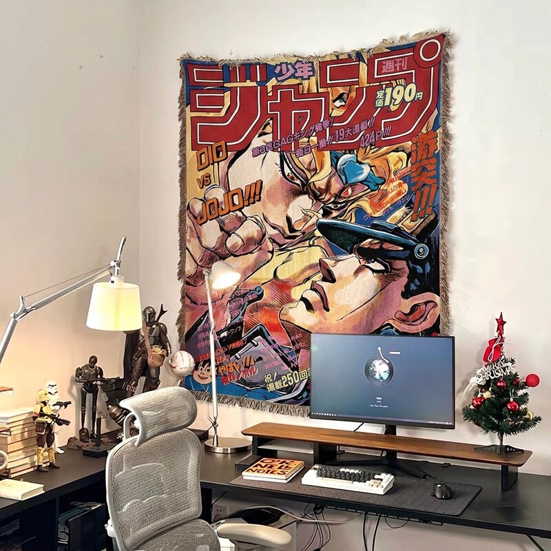 Comic Magazine Weekly Youth Anime Cotton Tapestry Casual Decoration Sofa Throw Blanket Bedroom Bed Cover Blanket