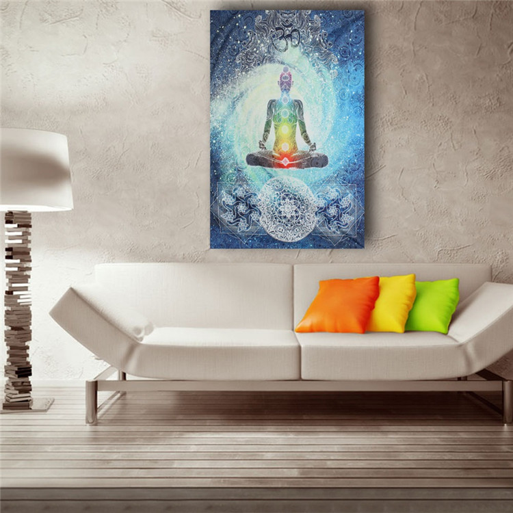 Ấn Độ Yoga Treo tường Trang trí tường Tapestry Tapestry Beach Khăn Nhiếp ảnh Vải thảm treo tường 2m