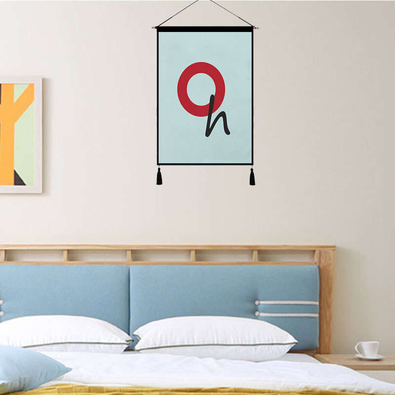 Bắc âu phim hoạt hình ins tấm thảm mét hộp bìa vải trang trí nền vải vẽ tranh tường tấm thảm phòng khách tấm thảm thảm treo tường 2m