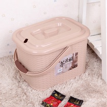 Tea bucket plastic bucket tea residue bucket tea bucket drainage bucket tea set accessories trash can tea bucket tea tray tea ceremony accessories