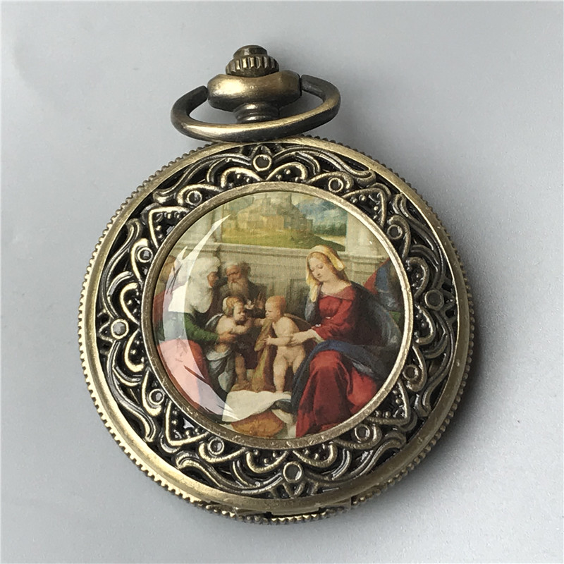 Vintage Nostalgic Watch Full Automatic Mechanical Watch Pure Bronze Antique old watches with chain of old watches and clocks Ancient playing memorials