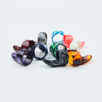 Folk acoustic guitar pick finger nail set finger set right thumb pick strumming false nail set finger ring