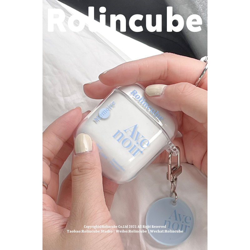 Rc original applicable airpods protection shell 2 3 generation pro protective sleeves ins wind apple wireless Bluetooth headphone shell
