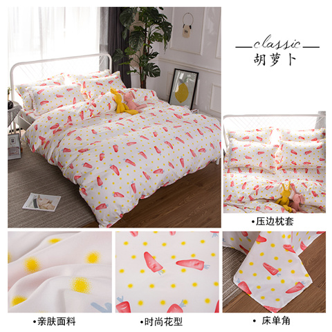 Khăn trải giường sinh viên độc thân chăn bông đơn ba mảnh chăn bông 1,2 m 1,5m giường 1,8 bốn - Khăn trải giường ga giường màu xám