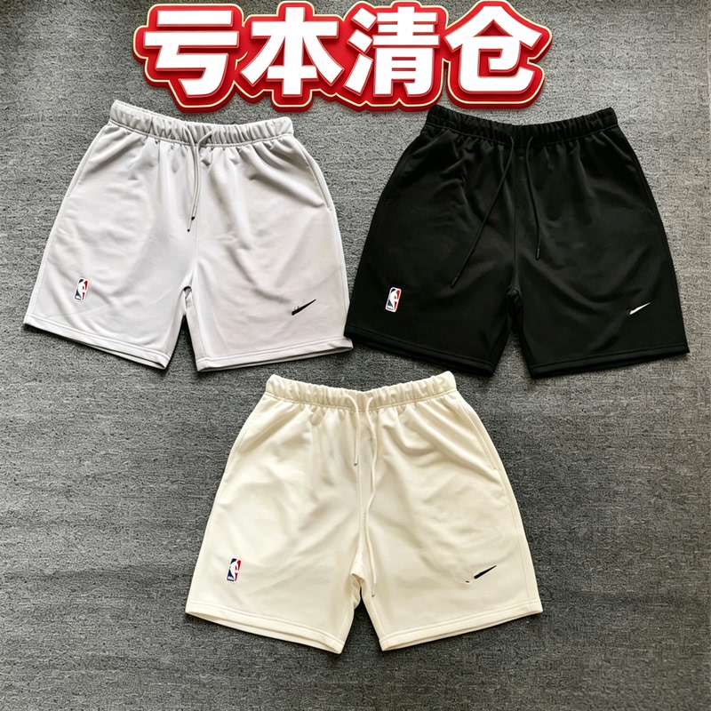 Kobe James Westbrook Same Style American Basketball Shorts Men's Casual Fitness Fog Collaboration Quarter-Length Shorts Sports Pants
