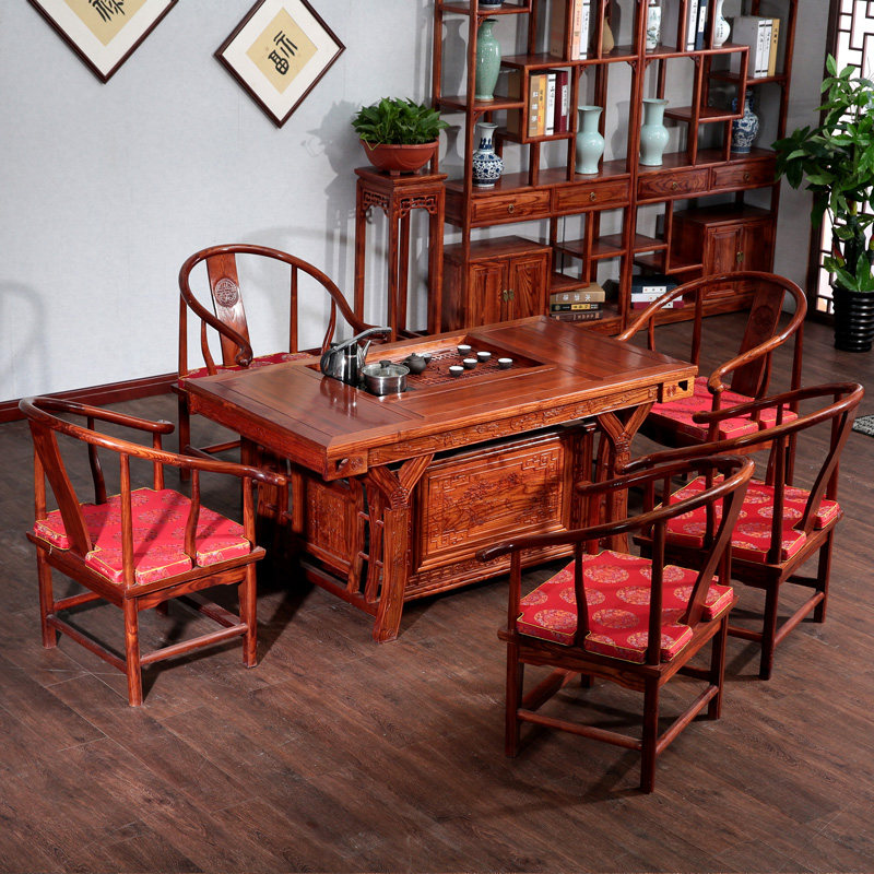 South Elm Wood Tea Table Chair Group Full-Style Antique Tea Table Utilita Tea Table Tea Table Tea Table Tea Table Tea Integrated Lift Tea Table