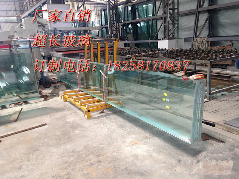 Tempered ultra-long white glass clamp machining custom custom fried grinding paint sunrise seal balcony insulation glass