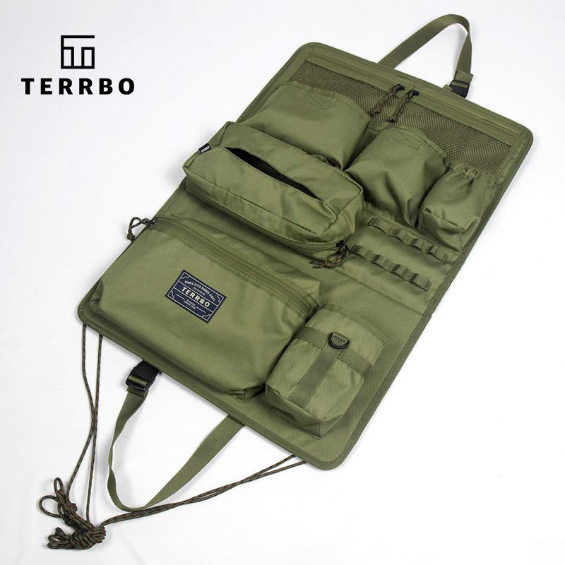 Корейская сумка для хранения спинки автокресла TERRBO, подвесная сумка для спинки автокресла, встроенная сумка для хранения внедорожника
