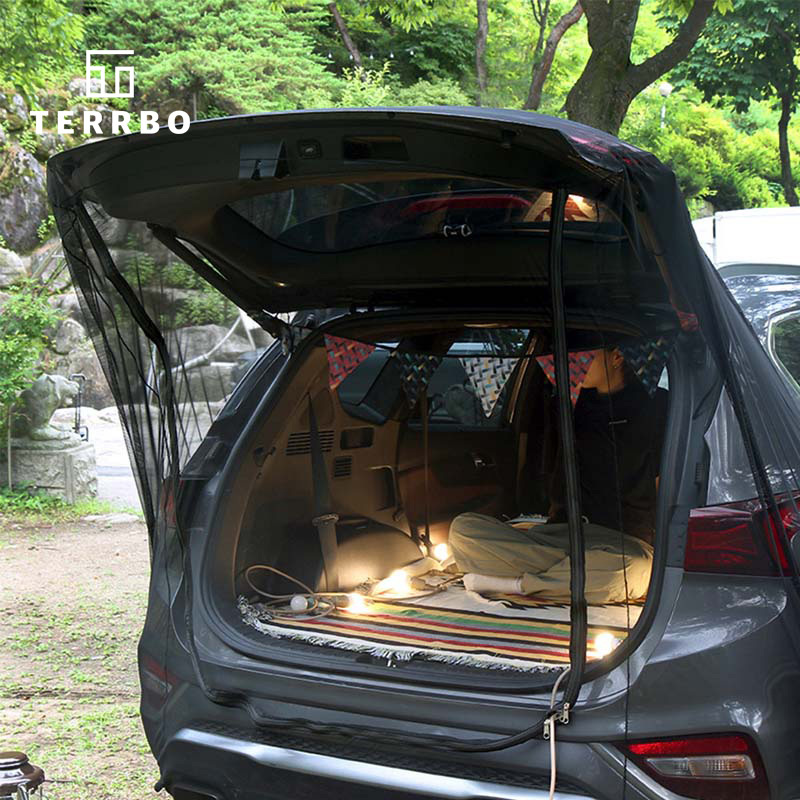 Korean Terrbo Self-Driving Tour Car Rear Door Suv Car Trunk Screen Window Tailgate Mosquito Net Anti-Mosquito Mesh Curtain