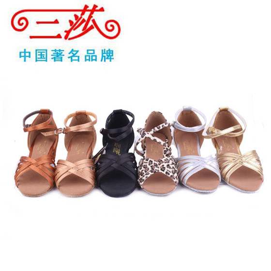 Sansha new dance shoes girls latin dance shoes children girls flat heel soft bottom toddler latin dance shoes sandals