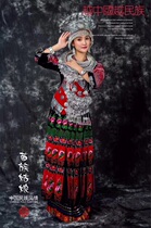 Aying Miao art colorful Guizhou Miao silver jewelry clothing national characteristics silver decoration new clothing