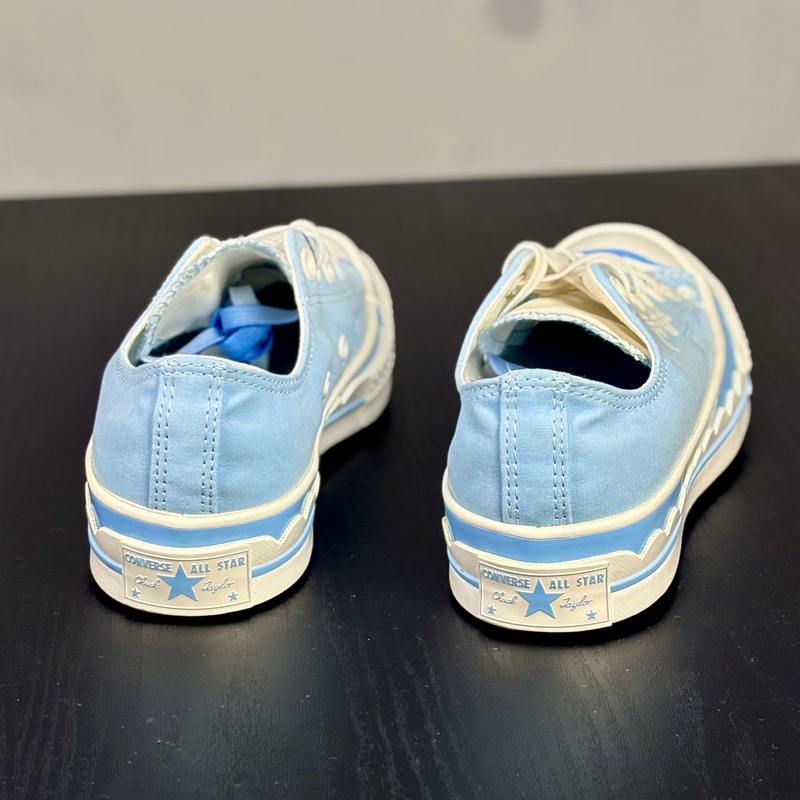 Converse/Converse 1970S Men's and Women's Low-Top Blue and White Ice Cream Casual Wear-Resistant Canvas Shoes A10948C