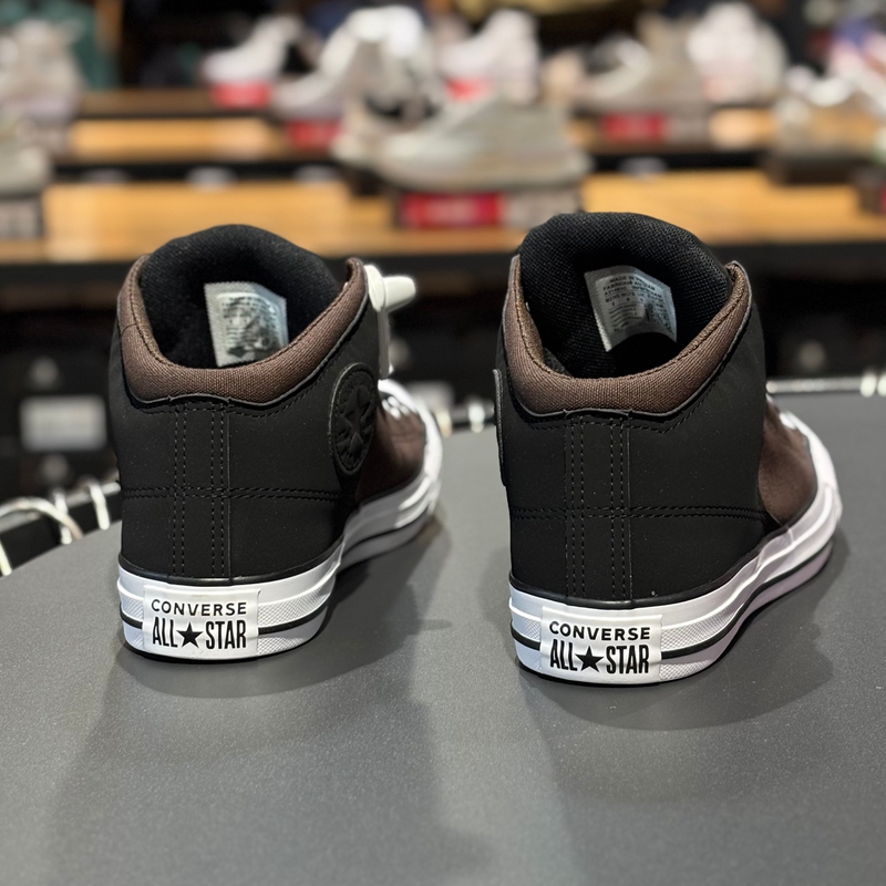 Converse/Converse All Star Coffee-Colored Men's and Women's Classic Mid-Top Casual Canvas Shoes Sneakers A21463C