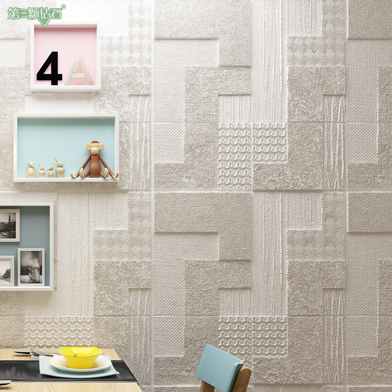 Wallpaper Self-Adhesive 3d Solid Wall Sticker Bedroom Trim Background Wall Wallpaper Foam Brick Waterproof Moisture-proof sticker A9