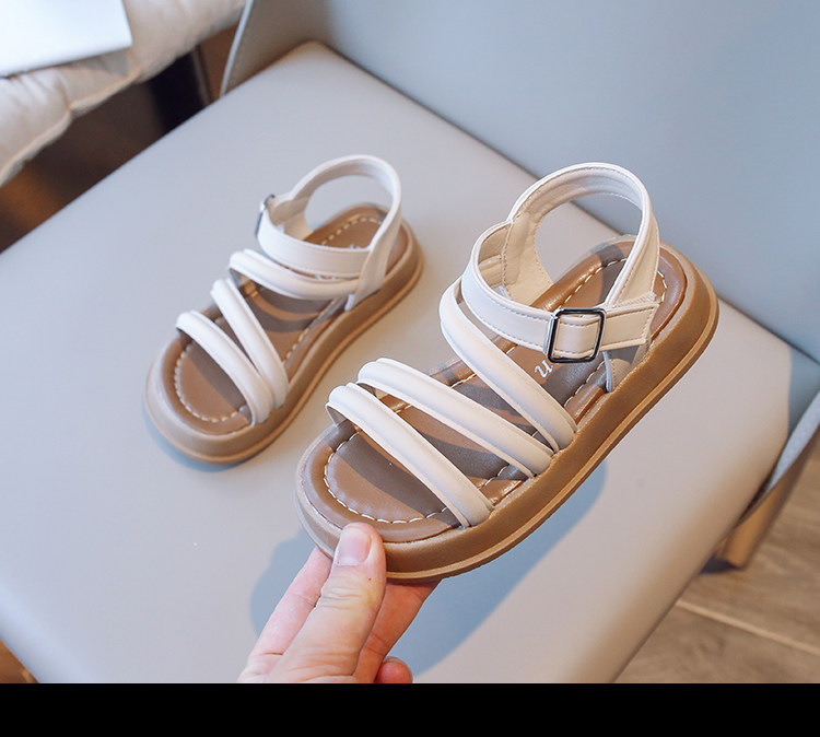 Children's Sandals 2026 Summer New Style Princess Shoes Soft-Soled Beach Sandals for Older Kidsren and Kidsren's Non-Slip Sandals for Girls — 7