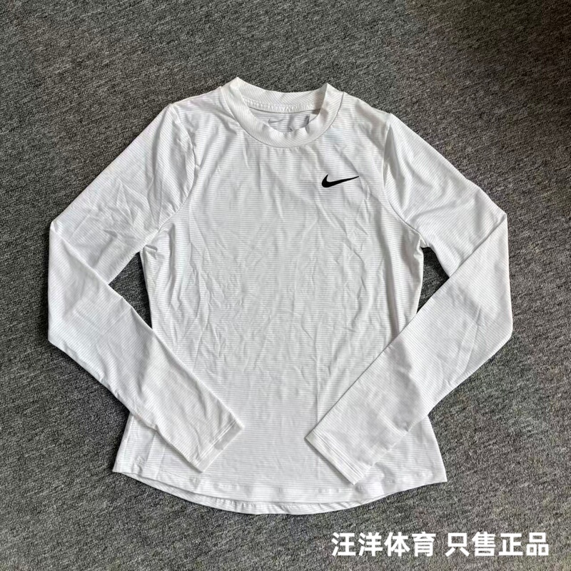 Nike Women's Golf Quick-Drying Breathable Sun Protection Running Fitness Training Round Neck Long Sleeve T-Shirt Dh2069