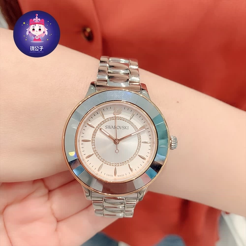 Swarovski Watch Octea Lux Radiation Round -Line Quartz Watches Женщины -подарки Gift Gift 5414429