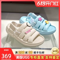 UGG Летние женские съемные босоножки для отдыха, эластичные мюли с открытыми пальцами ног, лето 2023 года