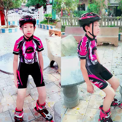 2017 new spring, summer and autumn one-piece speed skating clothing roller skating clothing children can be customized moisture wicking breathable quick-drying