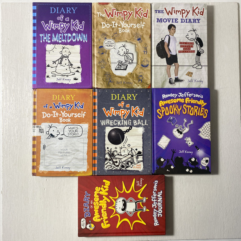 diary of a wimpy kid hardcover book series jeff kinney collection diary of a wimpy kid hardcover book series jeff kinney collection