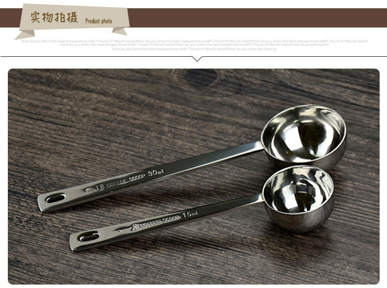 Muỗng inox 10 g 20 g bột trái cây thìa đường thìa sữa bột thìa cà phê rang thìa muỗng 15ml - Cà phê bình pha cà phê moka