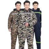 Зимний дорожный водонепроницаемый удерживающий тепло пуховик для работы подходит для мужчин и женщин, увеличенная толщина