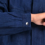 Хлопковый джинсовый осенний комбинезон подходит для мужчин и женщин, увеличенная толщина, защита от ожогов, большой размер