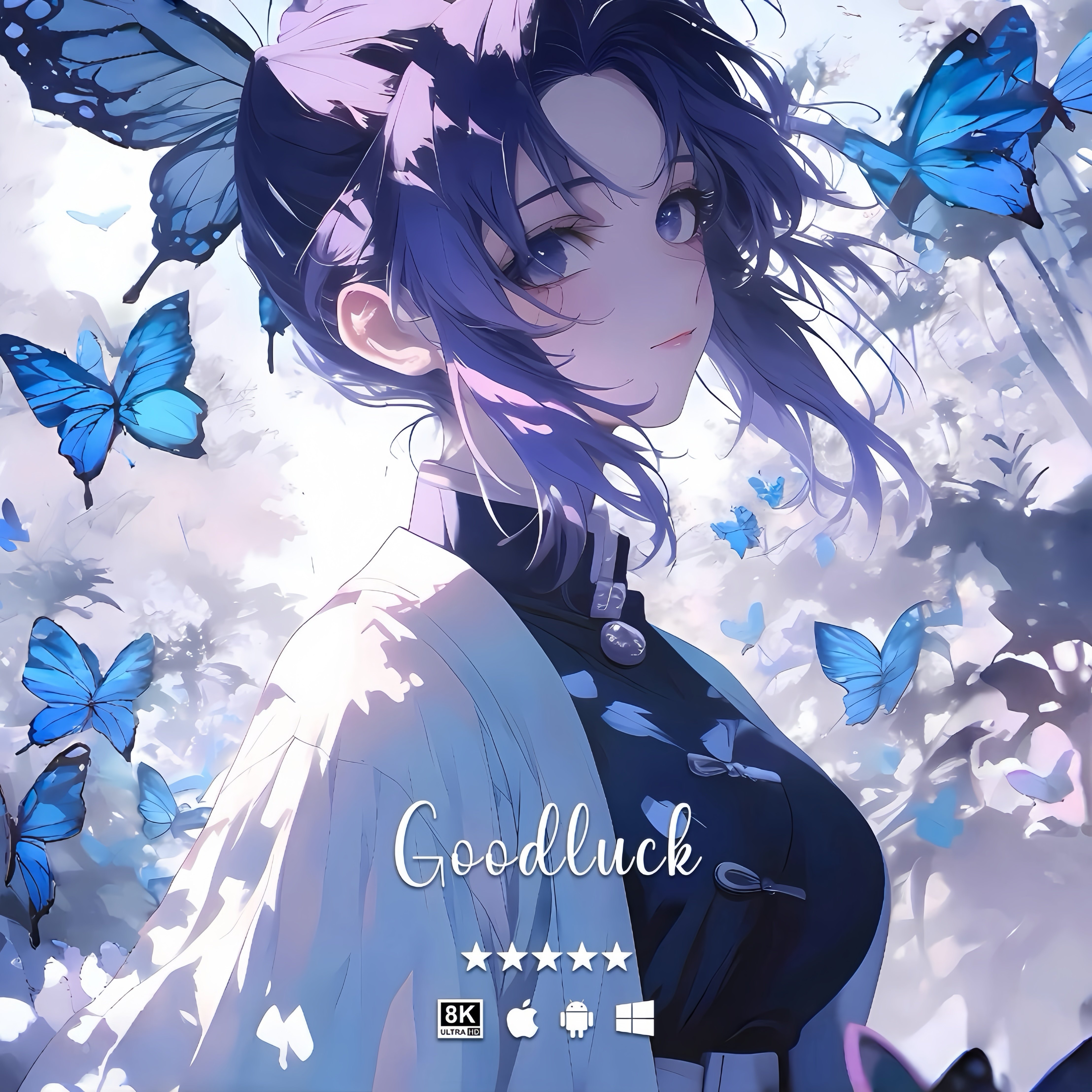 8K壁纸蝴蝶忍！鬼灭之刃二次元壁纸推荐_游戏推荐_淘宝游戏网