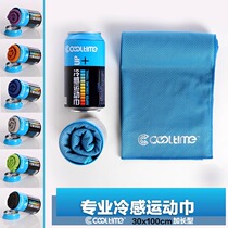 Cold fitness exercise sweat towel cooling speed dry custom logo badminton running equipment outdoor ice towel