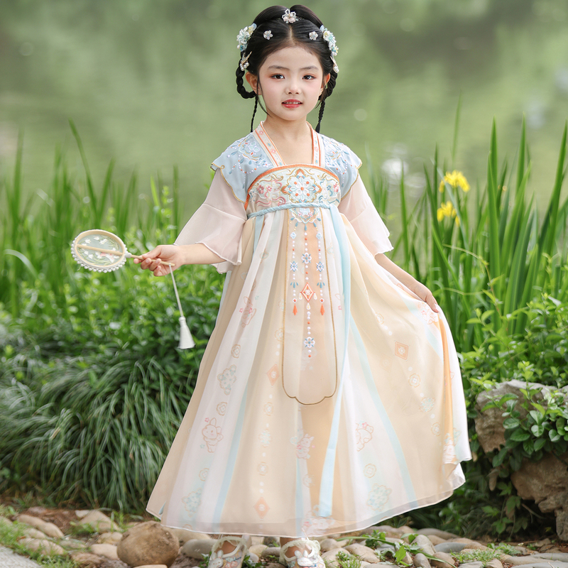 Hanfu for Girls 2026 New Spring Collection Daily Wear Chinese Style Fairy Princess Dress Girls' Traditional Chinese Costume Children's Hanfu