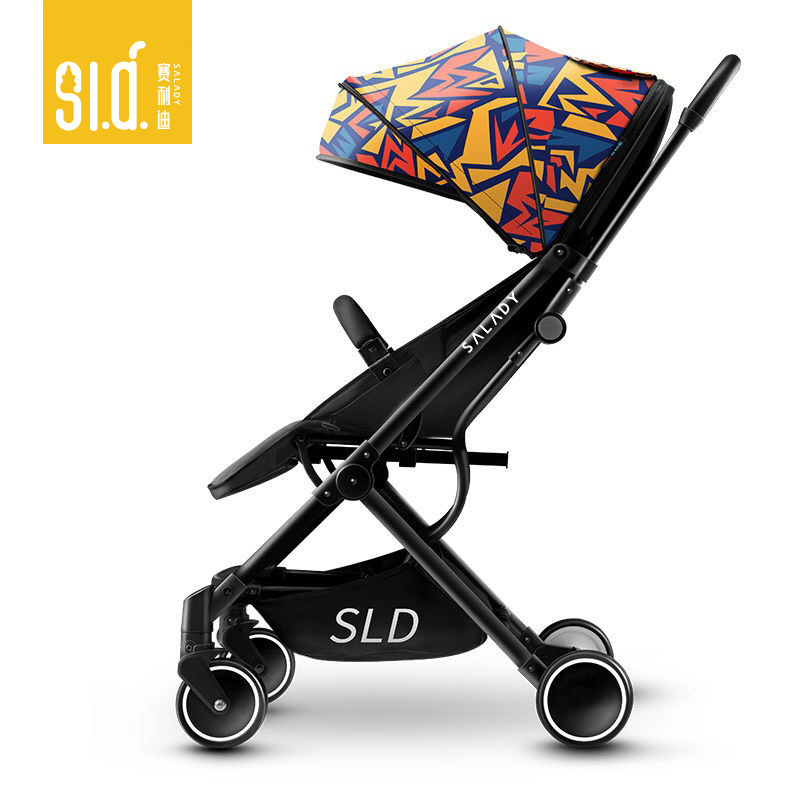 Teknum baby stroller can sit down with light portable folding child baby car newborn baby simple trolley